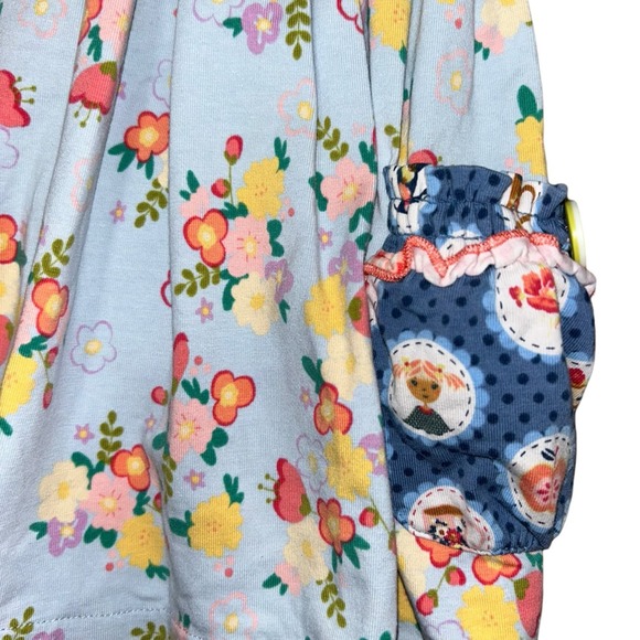 Matilda Jane Chalkboard Doodles Floral Lap Dress - Picture 4 of 6